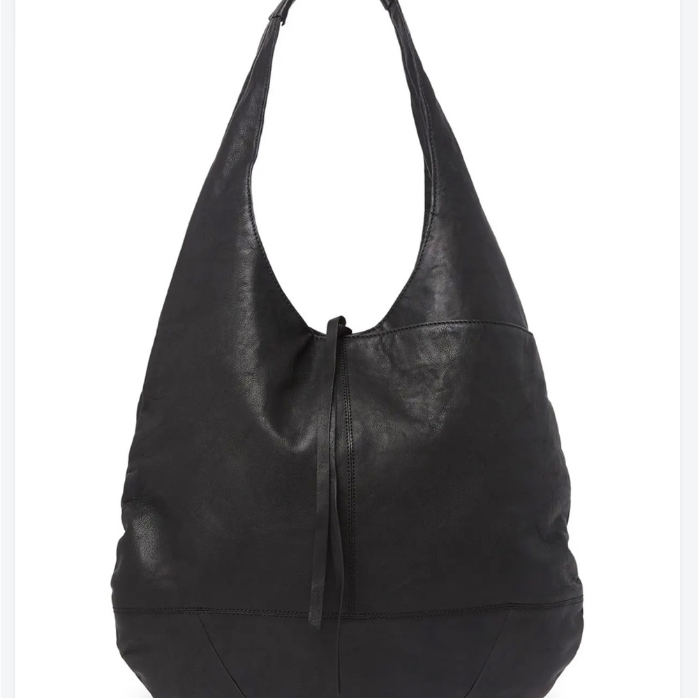 Lucky Brand Womens Mia Leather Carryall Tote Handbag Black Large